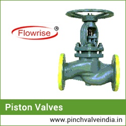 piston valves manufacturer in India